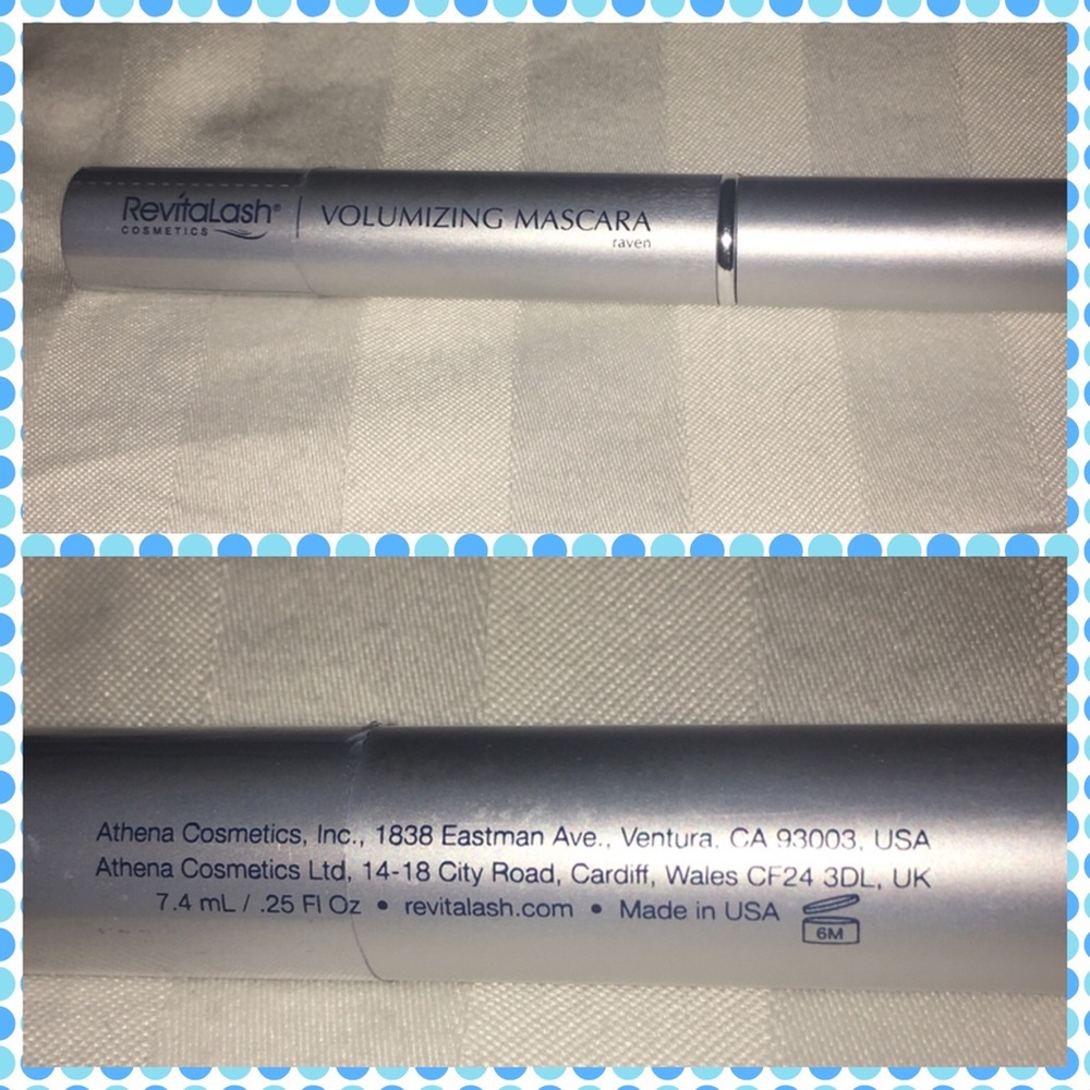 Revitalash no smudge volumizing  Mascara 0.25 oz